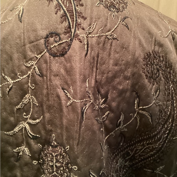 Chico’s Embroidered Jacket, Size 2 - Picture 5 of 6